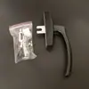 Manijas de Aleación de Aluminio para Puertas y Ventanas de Aluminio con Rotura de Puente Térmico, Manijas de Apertura Interior, Manijas Invertidas de Apertura Interior, Manijas de Tirar, Manijas de Apertura Interior de Aluminio con Rotura de Puente Térmico