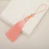 10 cm de Largo Borla Xiangyun Ruyi Oreja Colgante Ventilador Antiguo Oreja Hogar Hanfu Solapa de Presión Accesorios Colgantes Oreja