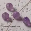 Acessórios de joias de ametista natural estilo INS pingente de luxo leve acessórios pingente de ametista DIY
