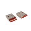 Suministro de stock de fabricantes conector macho USBA cuerpo corto L17mm naranja 5 pines alta corriente 5A carga rápida puerto A