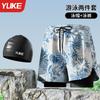Calções de banho masculinos plus size dupla camada anti-constrangimento 2024 boxer secagem rápida calças de praia masculinas equipamento de treinamento de natação de águas termais