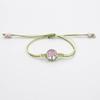 Puesto de Mercado Nocturno Joyería Árbol Pequeño Pulsera de Flores Secas Cuerda de Doble Color Pulsera de Flores Secas Reales Regalo de Pareja Pulsera para Novia