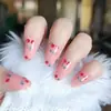 Unhas Usáveis Prontas para o Ano Novo, Adesivos de Unhas Postiças Removíveis, Peças de Unha com Arte de Unha Estilo Curto de Alta Qualidade, Atacado do Fabricante