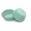 Fabricantes transfronterizos de moldes para hornear de papel para pasteles redondos con impresión 100%, resistentes a altas temperaturas y a prueba de aceite.