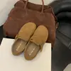 Nuevos Zapatos de Otoño e Invierno sin Cordones de Cobertura Total con Correa en el Talón, Estilo Perezoso, Punta Amplia, Zapatos para Mujer Estilo Birkenstock