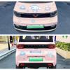 Decoración de calcomanía para carrocería Hongguang miniev perro Jade Gui perro orejón astronauta pegatinas de coche lindas modificación de coche completo