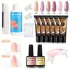 Cola de Extensão de Cristal Transfronteiriça para kit Iniciantes Kit de Nail Art Caseiro Kit Loja de Lâmpadas de Fototerapia Gerente recomenda