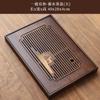 Bandeja de té sencilla de bambú para el hogar, pequeña mesa de té con drenaje de agua, juego de té Kung Fu, bandeja de mesa para preparar té seco de bambú marino