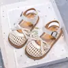 Sandalias Cerradas para Niñas con Diseño Trenzado Hueco, Nuevo Estilo Verano 2026 Zapatos Infantiles, Sandalias de Princesa Estilo Pastoral para Bebé Niña