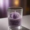 Vela Perfumada Hecha a Mano en Forma de Corazón Estilo Ins para el Día de San Valentín en Vaso de Vidrio para Decoración del Hogar Fiesta de Cumpleaños Cera de Soja OEM