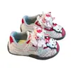 Zapatos Casuales de Lona para Niñas 2026 Hello Kitty Velcro Suela Suave Antideslizante Transpirables Cómodos Lindos Dibujos Animados Bonitos Versátiles