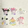Vestido de Dibujos Animados Animales Accesorios de Resina Transparente Kuromi Accesorios para Manualidades Funda de Teléfono Hecha a Mano Pegatinas para Accesorios del Cabello