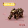 Tendência Nacional Transfronteiriça Ornamentos de Elefante da Fortuna de Latão Artesanato Bichinhos de Chá Decorações para Casa Escritório Pequenos Ornamentos Presentes