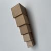 Bloque de Haya Cúbico Bloque Pequeño de Madera Cúbico Bloque de Construcción de Madera Maciza Material para Fabricación de Modelos Diy Hecho a Mano de Haya