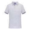 Camisa polo de alta gama, ropa de trabajo personalizada, logotipo, solapa del personal, camiseta de manga corta, uniforme de equipo personalizado para hombres y mujeres, bordado