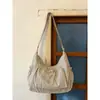 Bolso Mensajero Cuadros Retro Perezoso Coreano Nuevo Bolso de Hombro de Gran Capacidad para Viajes Diarios Bolso Cruzado para Viajes Diarios