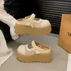 Medias Pantuflas Cerradas de Red Estilo Birkenstock con Suela Gruesa para Mujer, Nuevo Modelo Verano 2026, Zuecos Slip-On de Tacón Alto