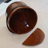 Tina de baño de pies de barril de madera un lote de tina de baño de pies de masaje portátil de madera de cedro hasta la pantorrilla madera maciza baño de pies al por mayor