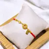 Centenas de Pulseiras Meichen Europeias e Americanas Ouro 18K Não Desbota Aço Titânio Femininas Simples e Versáteis Ins Personalizadas Moda Joias de Mão