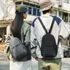 Bolso de hombro versátil de nailon de moda personalizado, bolso cruzado multifuncional unisex, mochila casual de doble uso