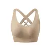 Roupa íntima Fitness Feminina Estilo Europeu e Americano, Sutiã para Corrida de Alta Intensidade, À Prova de Choque, Fino, Tamanho Plus, Costas Cruzadas Esportivas, Secagem Rápida, Transfronteiriço