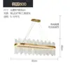 [Transfronterizo] Juego de candelabros para sala de estar, paquete de lujo nuevo minimalista, luz principal elegante para dormitorio y comedor con detalles de cristal