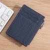 Novo multi-funcional condução id bag couro genuíno cartão de banco saco zíper moeda bolsa primeira camada cowhide titular do cartão titular
