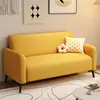 Sofá para casa de aluguel, quarto, loja de roupas, apartamento simples, sala de estar, sofá de tecido de dois lugares, três lugares moderno para espaços pequenos
