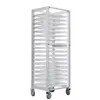 Estante para Bandejas de Horneado de Aleación de Aluminio Estante Cerrado Comercial para Moldes de Pastel Estante para Bandejas Selladas de Pastel y Pan Carrito Multicapa