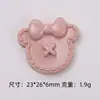 Cor Sólida X Urso Desenho Animado Criativo Pacote de Materiais de Acessórios DIY para Presilhas de Cabelo, Capas de Celular e Fivelas de Sapato Venda por Atacado