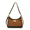 Bolso de hombro pequeño para mujer con patrón de rombos estilo Chanel 2025 nuevo de moda popular bandolera versátil bolso hobo