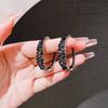 Pendientes Exagerados de Pedrería de Alta Gama para Mujer 2025 Nuevos de Moda Pendientes Únicos de Lujo Ligero Joyería para Orejas de Moda Popular entre Celebridades de Internet