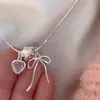 Collar de Mariposa con Perlas Ins Explosivo Lujo Ligero Versátil para Mujer Cadena de Clavícula de Alta Gama Moda Distintiva Verano