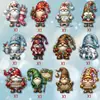 Figurinhas de gnomos de madeira de Natal transfronteiriças, Decorações de árvore de Natal, Enfeites para festas e reuniões de Natal