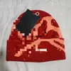 Moda Otoño e Invierno Versátil Letra 2025 Gorro de Punto Casual Europeo y Americano Cálido para Clima Frío Transfronterizo Europeo y Americano Unisex Gorro Tejido