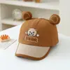 2026 Nuevo Estilo Gorra de Béisbol para Bebé Oso Osito Estilo Urbano Gorra Infantil Sombrero de Sol de Verano Exportación