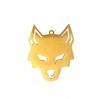 Animal Transfronterizo Perro Lobo Gato Caballo Acero Inoxidable Fabricación de Joyería Hombres y Mujeres Araña Zorro Colgante Accesorios DIY Personalizado