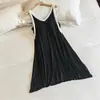 Vestido sin mangas con tirantes sueltos 2026, Extra Grande, Se puede usar para salir, Cuello en V casual, Talla grande, Camisón de verano para mujer, Estilo delgado