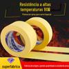 Fita de papel crepe adesiva de alta aderência, resistente a altas temperaturas, sem marcas de cola, 120 graus, adesivo de proteção para pintura automotiva