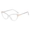 TR8271 Moda europea y americana tendencia de viaje todo lo combina foto TR marco de mariposa gafas planas delgadas se pueden equiparar con gafas para miopía