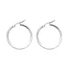 Europa y Estados Unidos aretes de aro grandes exagerados transfronterizos ins moda retro temperamento aretes geométricos de acero inoxidable aretes mujer al por mayor