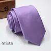 Corbata de Color Sólido Estrecha Estilo Coreano para Hombre Modelo Nuevo 1200 Puntos 6cm Ropa Formal Venta al por Mayor Negocio Camisa de Traje de Moda