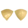 Almofadas de Silicone para Sutiã Push-Up Dupla Face Cor Pêssego Espessadas Invisíveis Sem Marcas para Aumento de Seios Pequenos Autoadesivas Impermeáveis