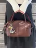 Bolso Grande de Moda Retro para Mujer 2026 Nuevo Modelo Bolso Cruzado Versátil para el Trabajo con un Toque de Lujo Bolso de Mano Boston