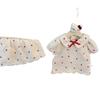 Conjunto de Verano para Niñas Bebé Elegante Infantil Moderno Versión Coreana Cuello de Muñeca Camisa de Corazón Camiseta Encaje Falda Corta