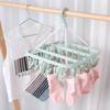Percha Multifuncional Plegable para Ropa de Hogar Pinza para Ropa Estante para Calcetines para Niños Artefacto Pinza para Ropa Percha para Ropa Tendedero 32 Pinzas