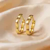 1 Par de Brincos Flor de Zircônia de Luxo Leve com Fechos de Zircônia, Brincos Personalizados de Alta Qualidade, Presilhas de Orelha Banhadas a Ouro 18K, Joias para Orelha com Conservação da Cor