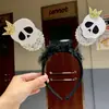 2024 Venta Caliente Transfronteriza Halloween Nuevo Aro para el Cabello Bastón Combinación Traje Festival de Fantasmas Suministros Divertidos para Decoración de Fiesta
