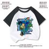 Periféricos de Animação do Jogo Minecraft Camisetas de Manga Curta de Desenho Animado Minecraft para Homens, Mulheres, Crianças de Tamanho Pequeno e Médio, Camisetas de Meia Manga Novas