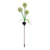 Lámpara LED solar con forma de flor de cebolla, nueva lámpara transfronteriza para césped, con forma de diente de león, para patio, decorativa y paisajística.